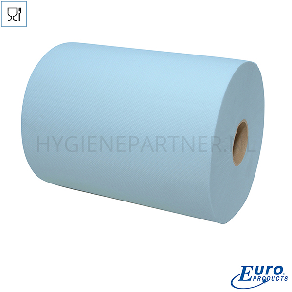 PA151028 Handdoekrol cellulose Euro Mini Matic 2-laags 165 meter blauw